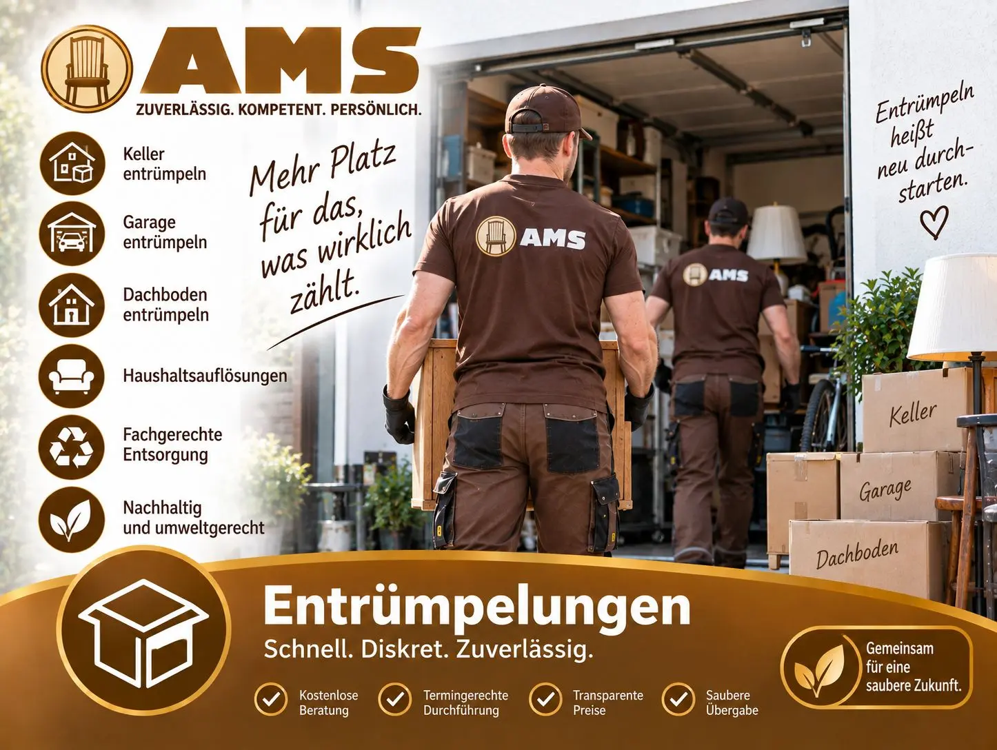 AMS Immobilienservice bei der Betreuung eines Hauses